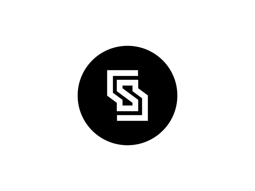 S-shaped logo design.